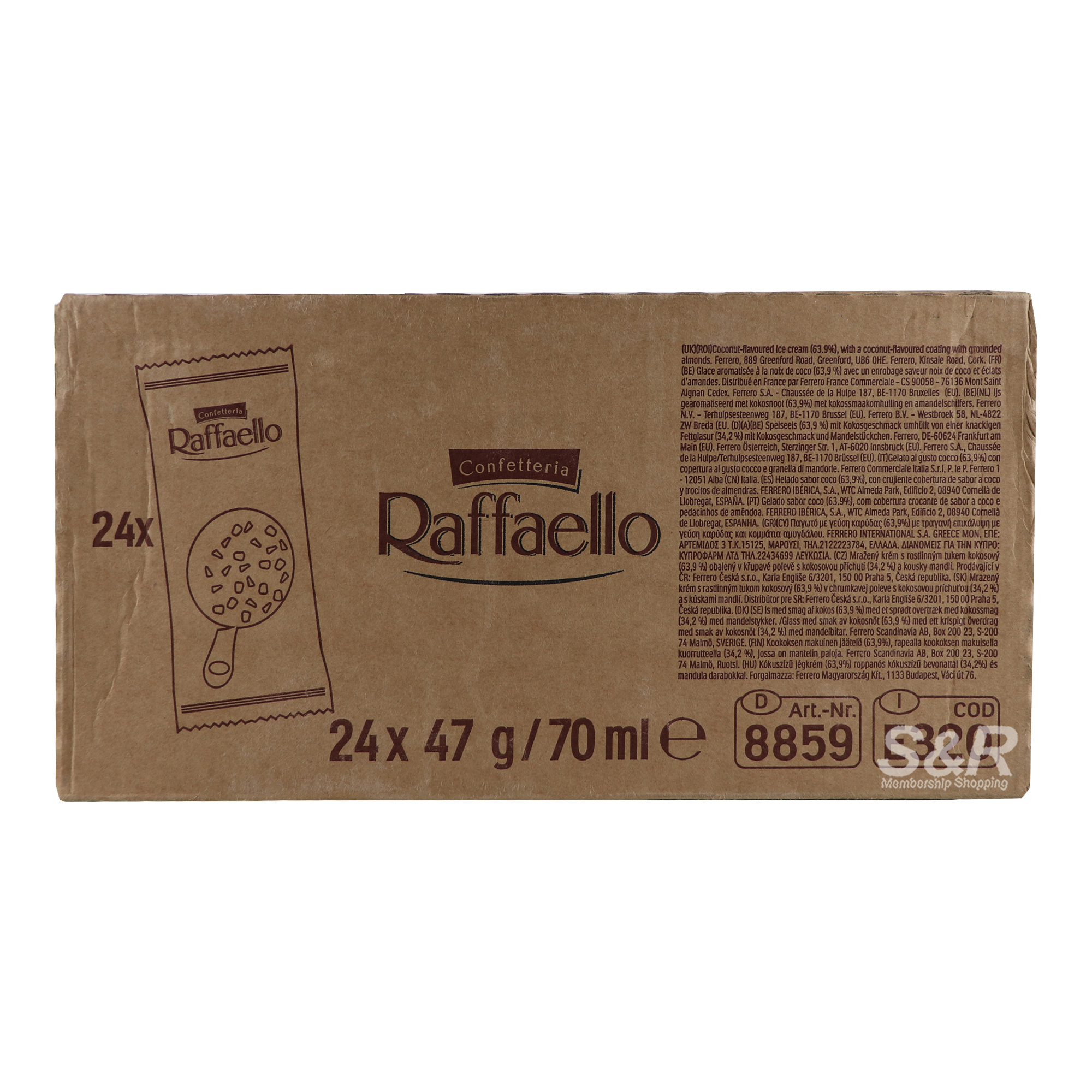 Confetteria Raffaello Ice Cream Stick 24pcs Confetteria Raffaello Ice Cream Stick 24pcs